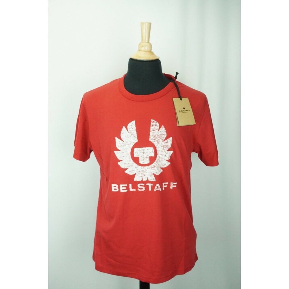 Belstaff Coteland 2.0 Belstaff Red Graphic T Shirt Sz 2XL BRAND NEW W TAGS